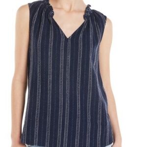 Sleeveless Linen Blend Blouse, Small NWOT